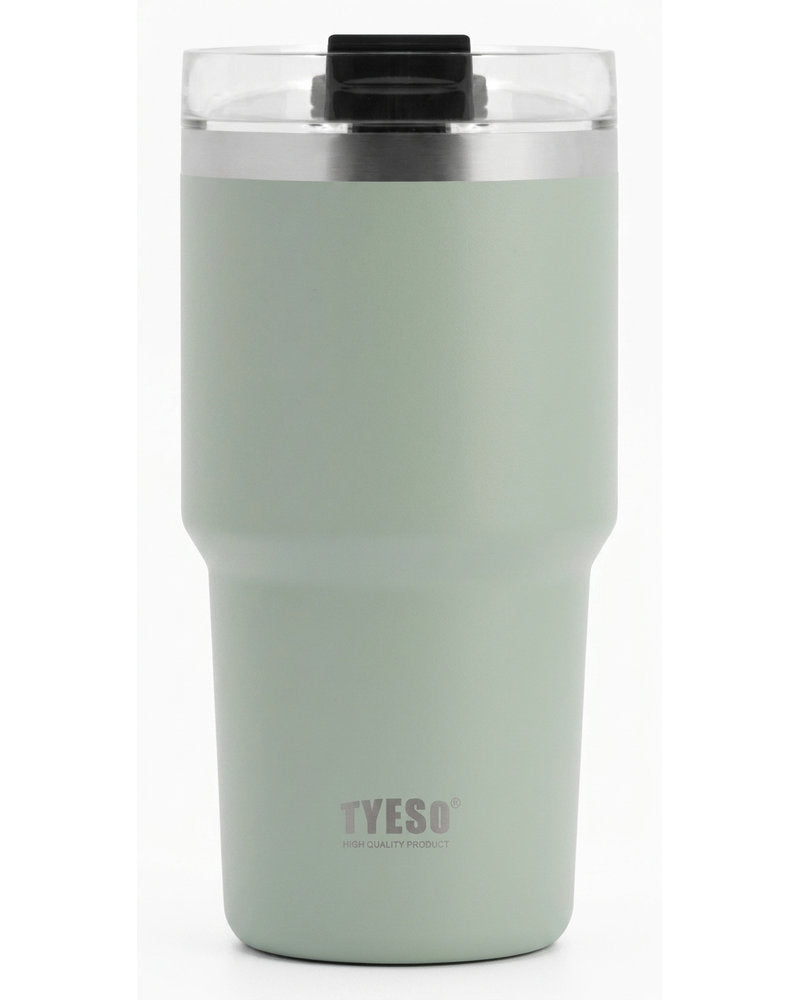 Copo Térmico TYESO com Tampa e Canudo de Silicone