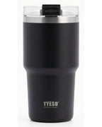 Copo Térmico TYESO com Tampa e Canudo de Silicone