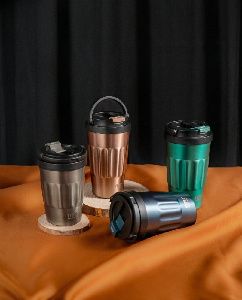 Copo Térmico TYESO ONYX com Tampa Flip