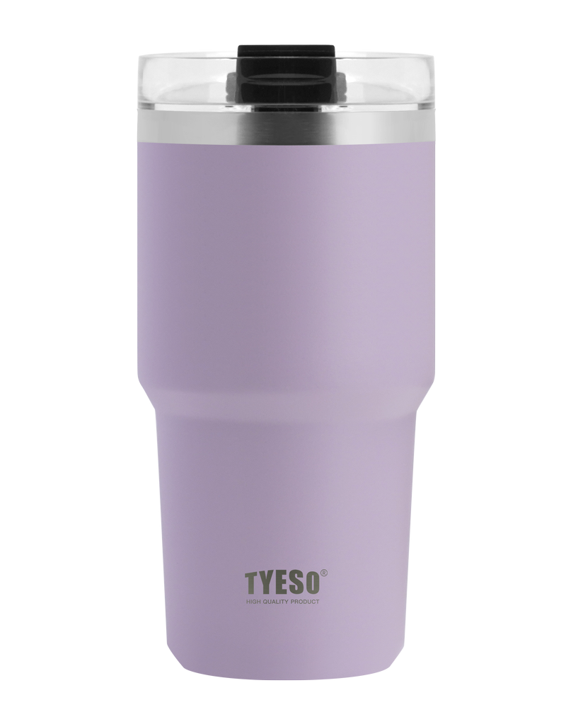 Copo Térmico TYESO com Tampa e Canudo de Silicone