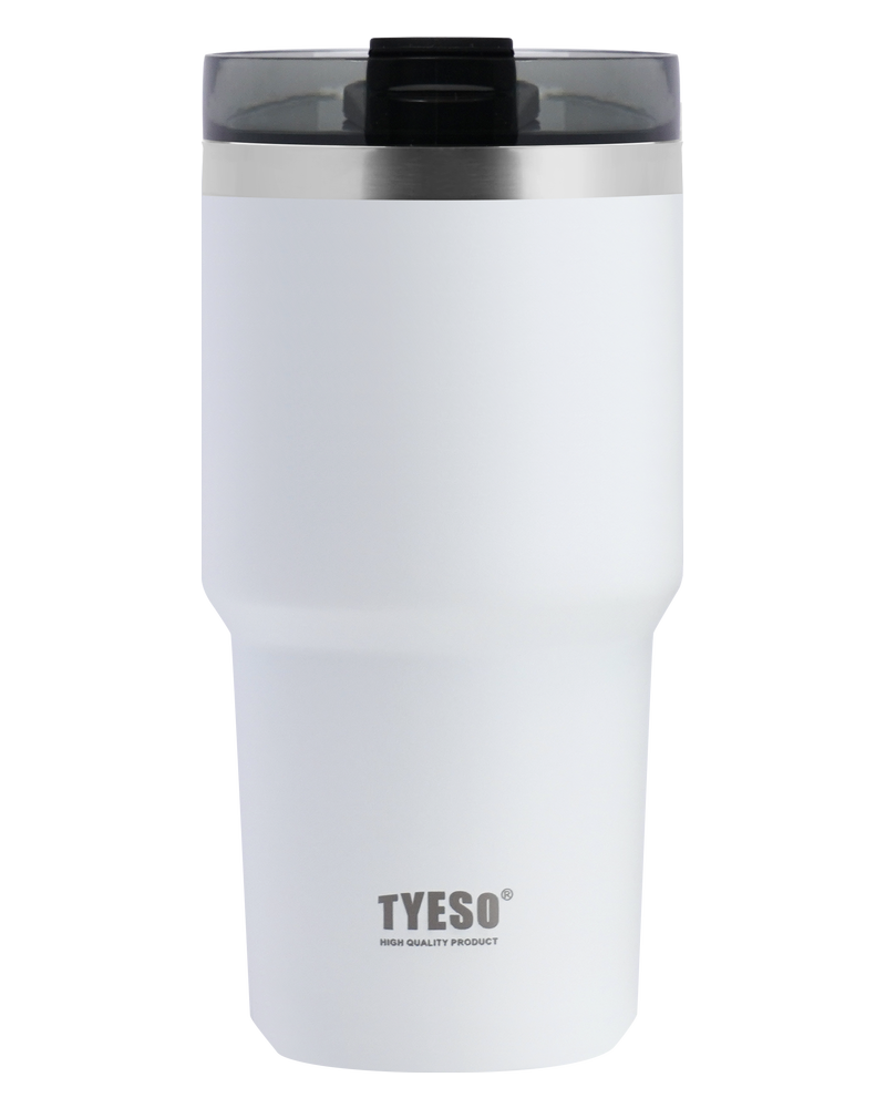 Copo Térmico TYESO com Tampa e Canudo de Silicone