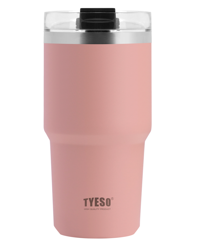 Copo Térmico TYESO com Tampa e Canudo de Silicone