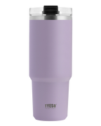 Copo Térmico TYESO com Tampa e Canudo de Silicone