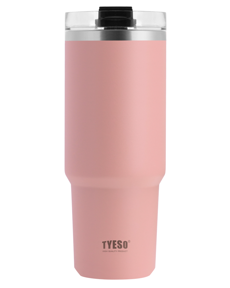 Copo Térmico TYESO com Tampa e Canudo de Silicone