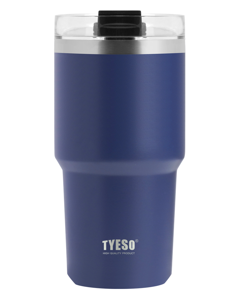 Copo Térmico TYESO com Tampa e Canudo de Silicone